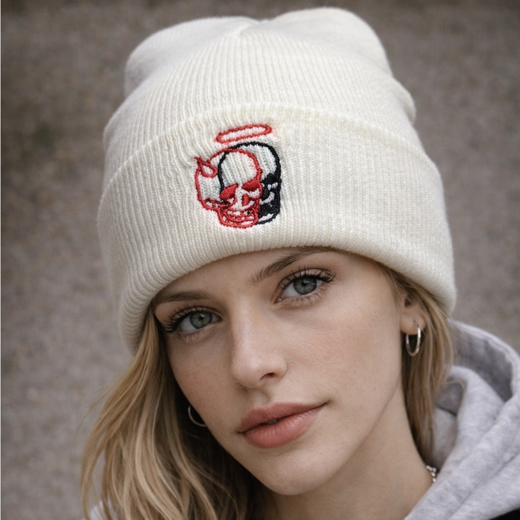 Brand New AngelDevil Face Beanie